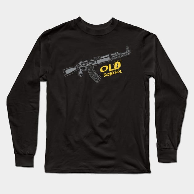 TACTICOOL OLD SCHOOL AK47 Long Sleeve T-Shirt by Cataraga